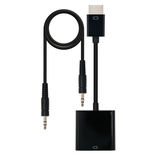 [AISCCI0462] Nanocable Conversor HDMI/SVGA+AUDIO HDMI/M-SVGA/H