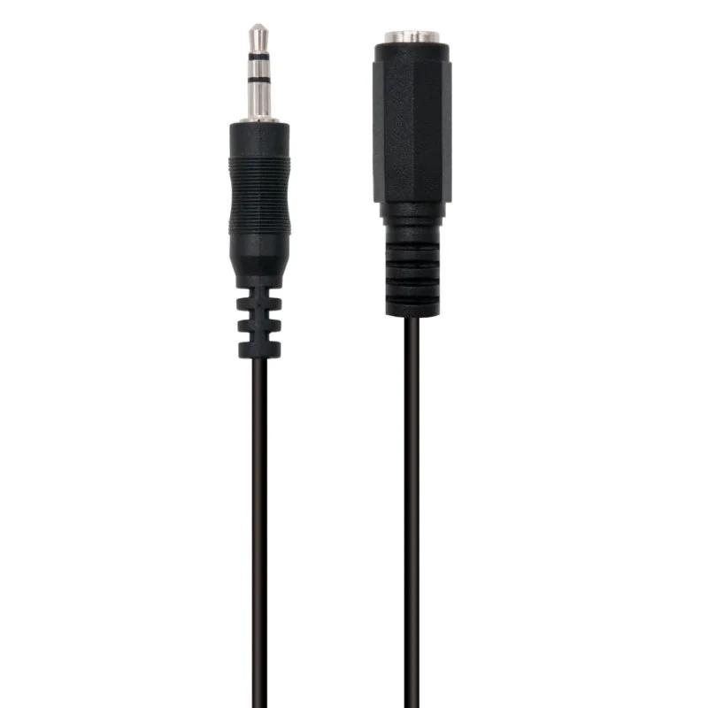 [AISCCI0524] Ewent Cable Audio Estereo 3,5mm/M y 3,5mm/H -3mt