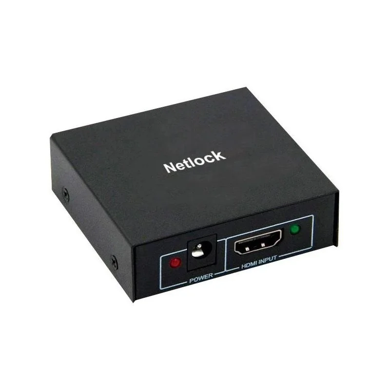 [AISCOV0096] Netlock Splitter HDMI 4K/30Hz de 2 puertos mini