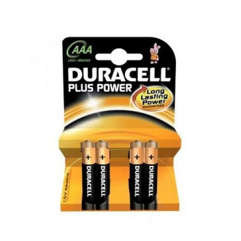 [AISPIL0087] Duracell Pila Alcalina Plus Power LR3 AAA Pack-4