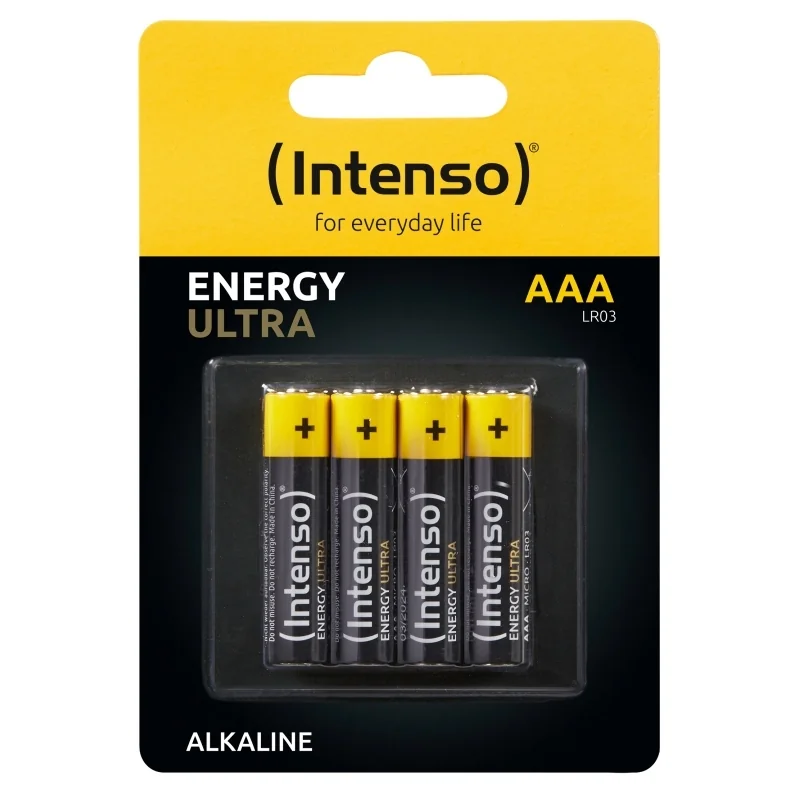 [AISPIL0143] Intenso Pila Alcalina energy ultra AAALR03 Pack-4
