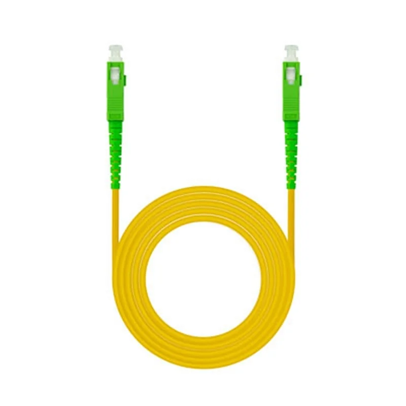 [ANEAHE0828] Nanocable Cable fibra SC/APC LSZH Amarillo 5m