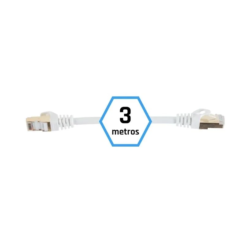 [ANEAHE0862] iggual Latiguillo CAT7 SFTP LSZH 3 metros blanco