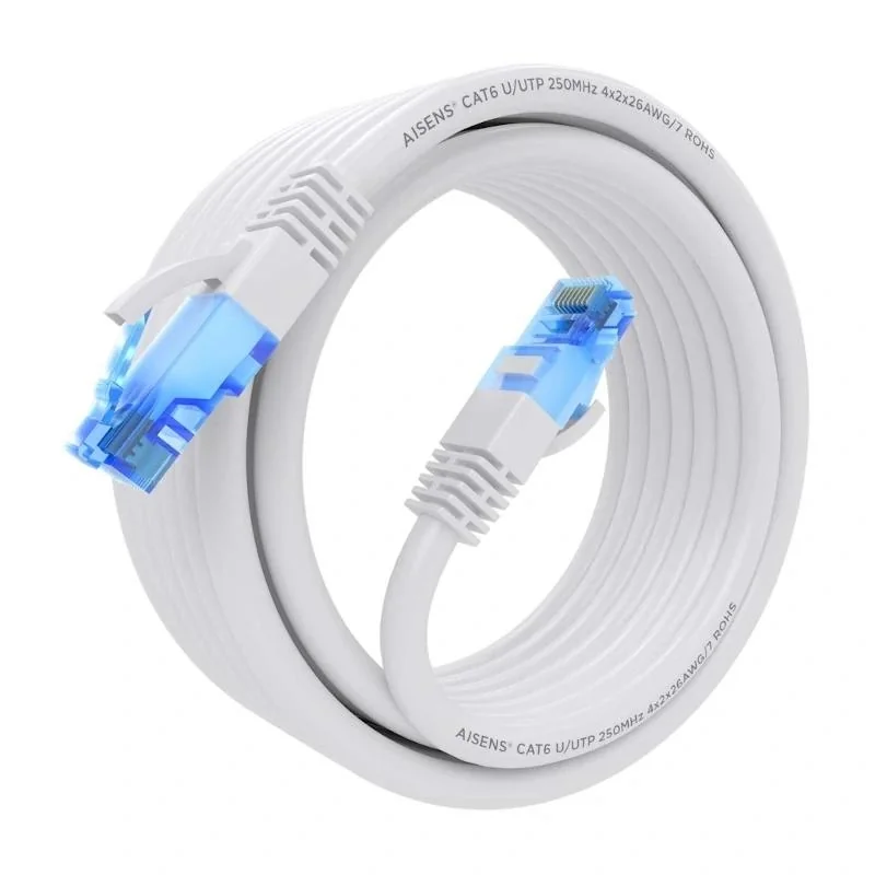 [ANEAHE0907] Aisens Cable RJ45 CAT.6 UTP AWG26 CCA Blanco 5.0