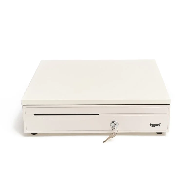 [APTACP0047] iggual Cajón portamonedas IRON-30W 42cm 5+5 blanco