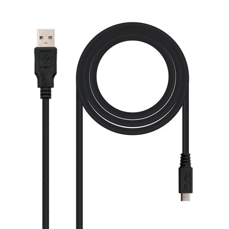 [APTAPC0142] Nanocable Cable USB 2.0 A/M Micro USB B/M 0,8 M