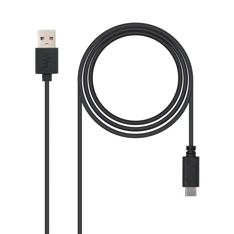 [APTAPC0755] Nanocable Cable USB 2.0 3A Tipo USB-C/M-A/M 1 M