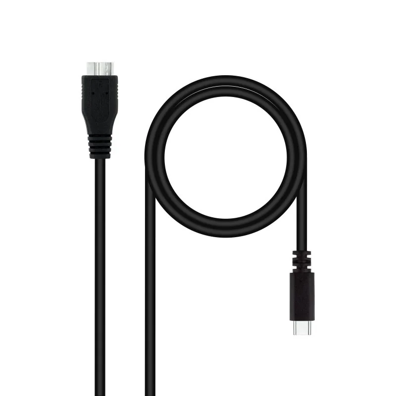 [APTAPC0983] Nanocable Cable USB 3.0, USB-C/M-Micro B/M 1 m