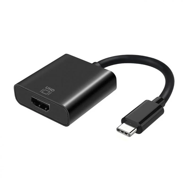 [APTAPC1063] Aisens Conversor USB-C/M a HDMI/H 4K Negro 15Cm