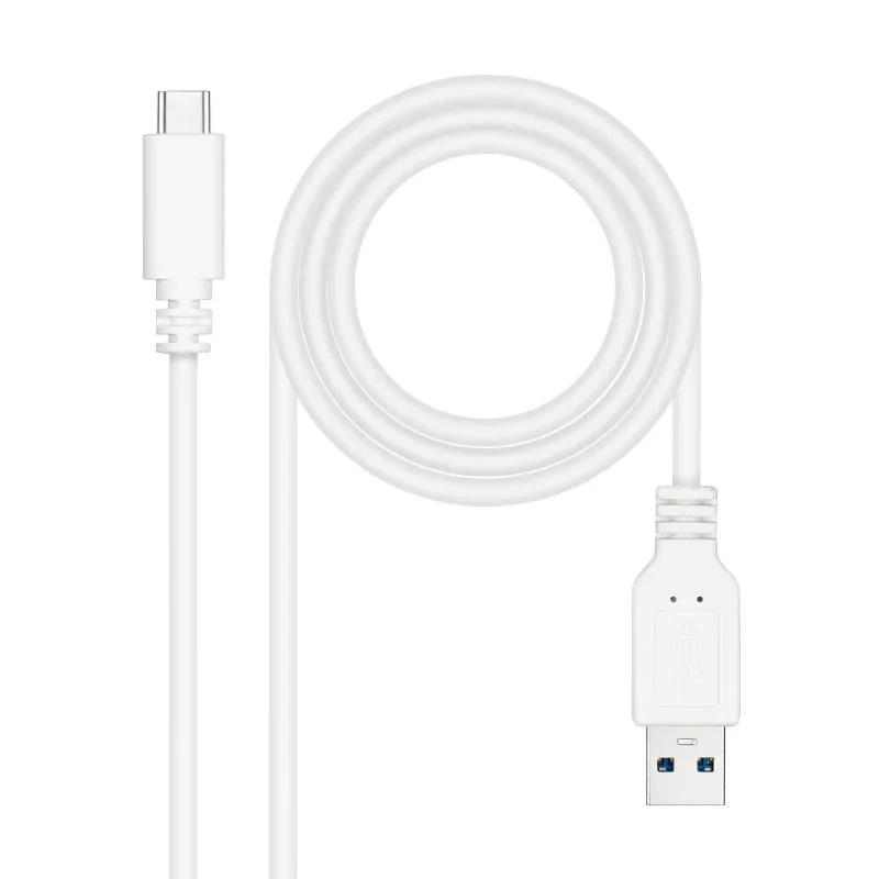 [APTAPC1125] Nanocable Cable USB 3.1 Gen2 USB-C/A 2 M Blanco