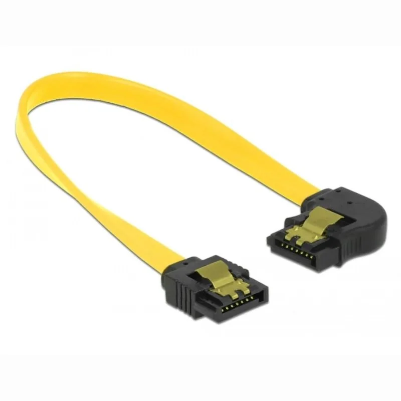 [APTAPC1167] Delock Cable SATA 6 Gb/s recto a ángulo izquierdo