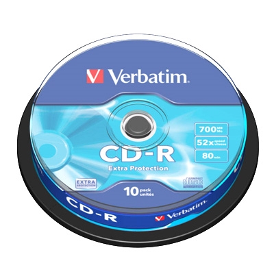 [CCDCDW0027] Verbatim CD-R 700MB 52x Tarrina 10Uds