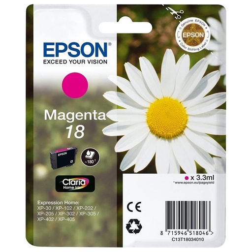 [CCICTO0391] Epson Cartucho T1803 Magenta