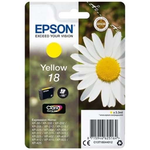 [CCICTO0392] Epson Cartucho T1804 Amarillo