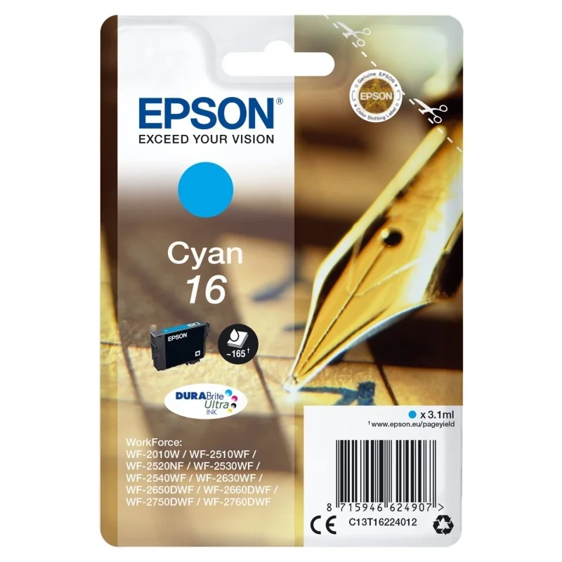 [CCICTO0419] Epson Cartucho T1622 Cyan