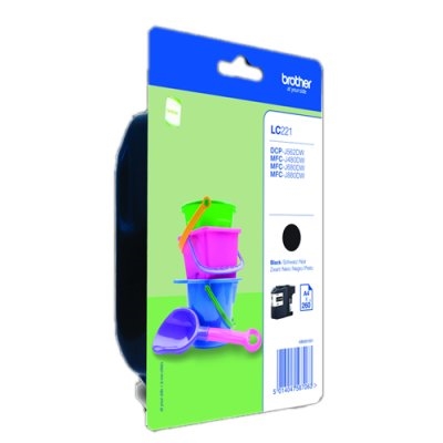 [CCICTO0535] Brother Cartucho LC221BKB Negro