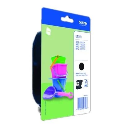 [CCICTO0535] Brother Cartucho LC221BKB Negro