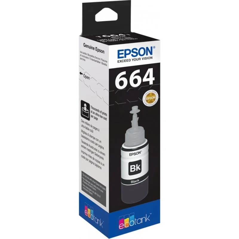 [CCICTO0567] Epson Botella Tinta Ecotank T6641 Negro