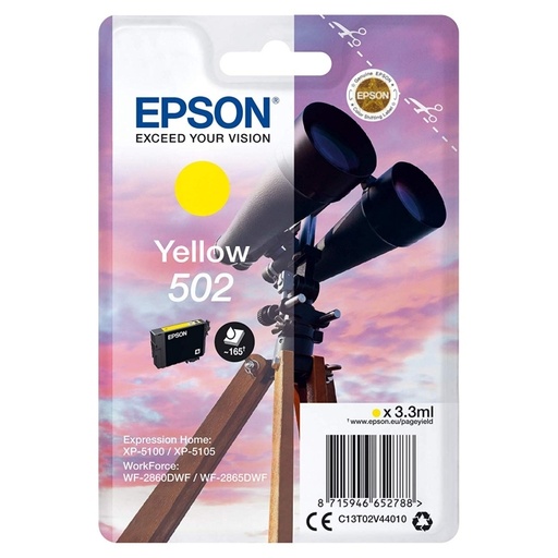 [CCICTO0730] Epson Cartucho 502 Amarillo