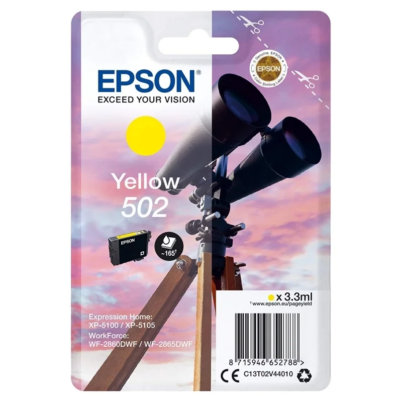 [CCICTO0730] Epson Cartucho 502 Amarillo