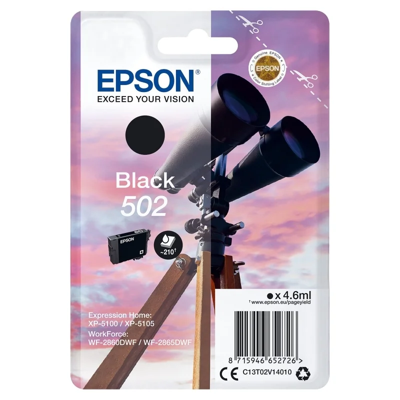 [CCICTO0731] Epson Cartucho 502 Negro