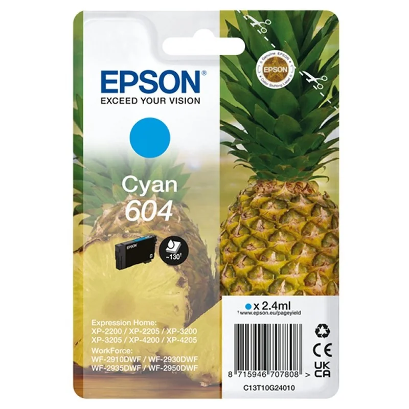 [CCICTO0917] Epson Cartucho 604 Cyan