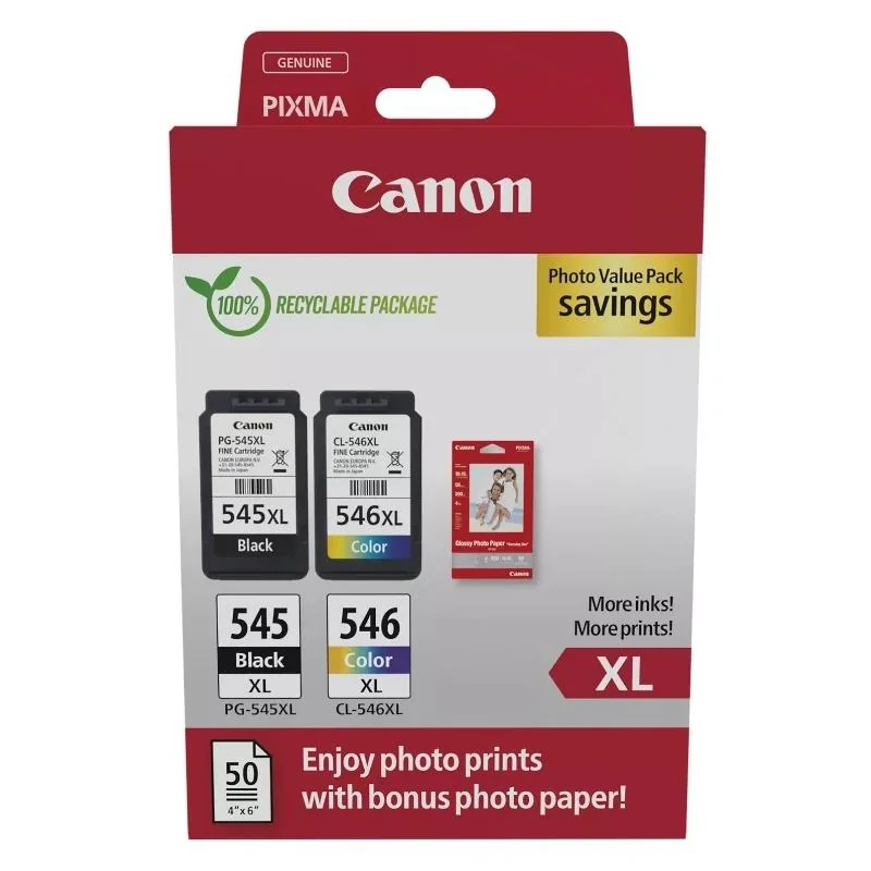 [CCICTO0988] Canon Cartucho Multipack PG-545XL/CL-546XL
