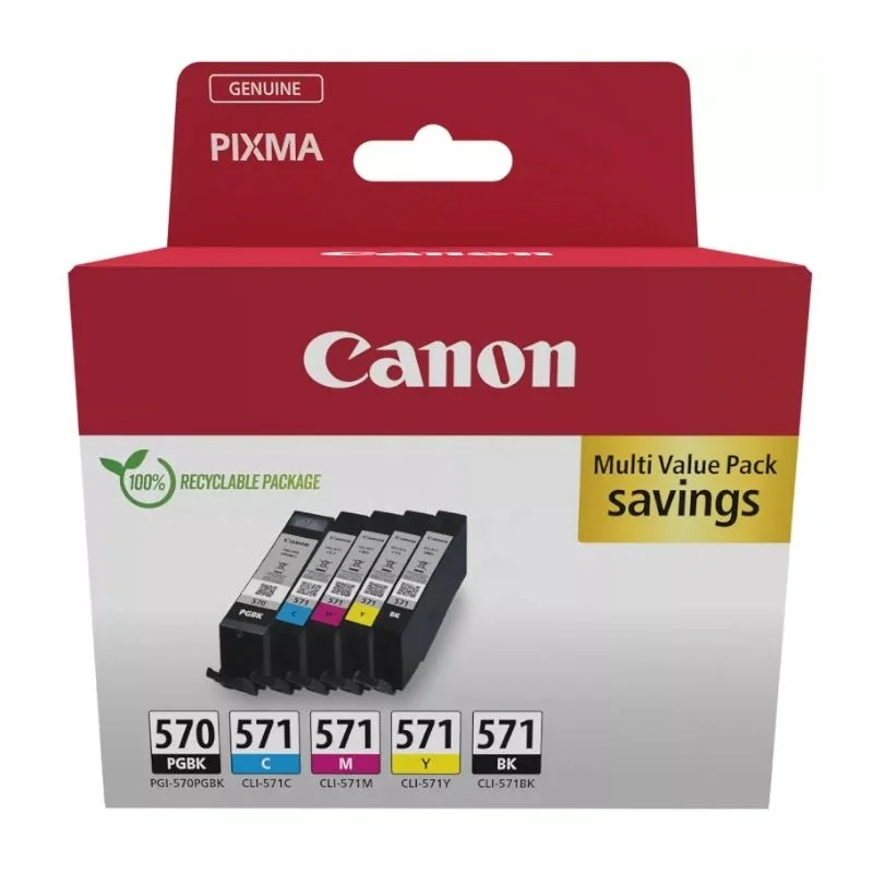 [CCICTO0989] Canon Cartucho Multipack PGI570/CLI571