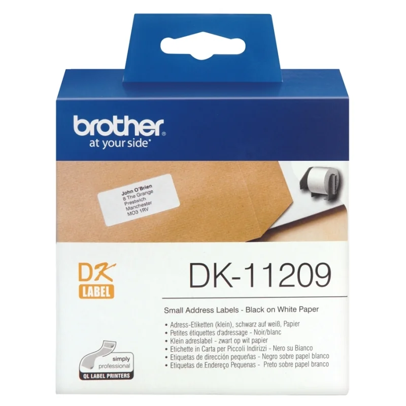 [CCIPAP0048] Brother Etiquetas DK11209 Dirección 29x69 mm 800 u