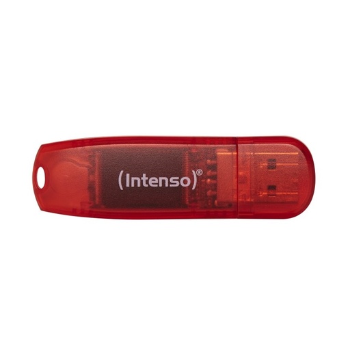 [FAELAP0677] Intenso 3502491 Lápiz USB 2.0 Rainbow 128GB Rojo