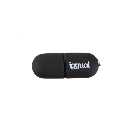 [FAELAP0695] iggual Lápiz USB 2.0 16GB PEN16 negro con tapa