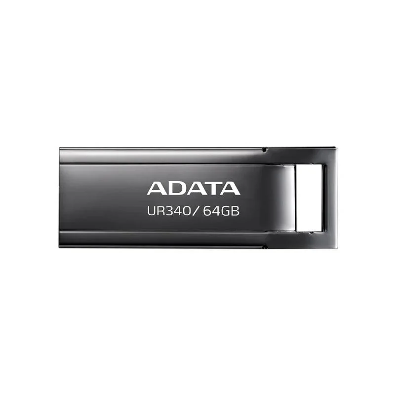 [FAELAP0733] ADATA Lapiz USB UR340 64GB USB 3.2 Metal Black