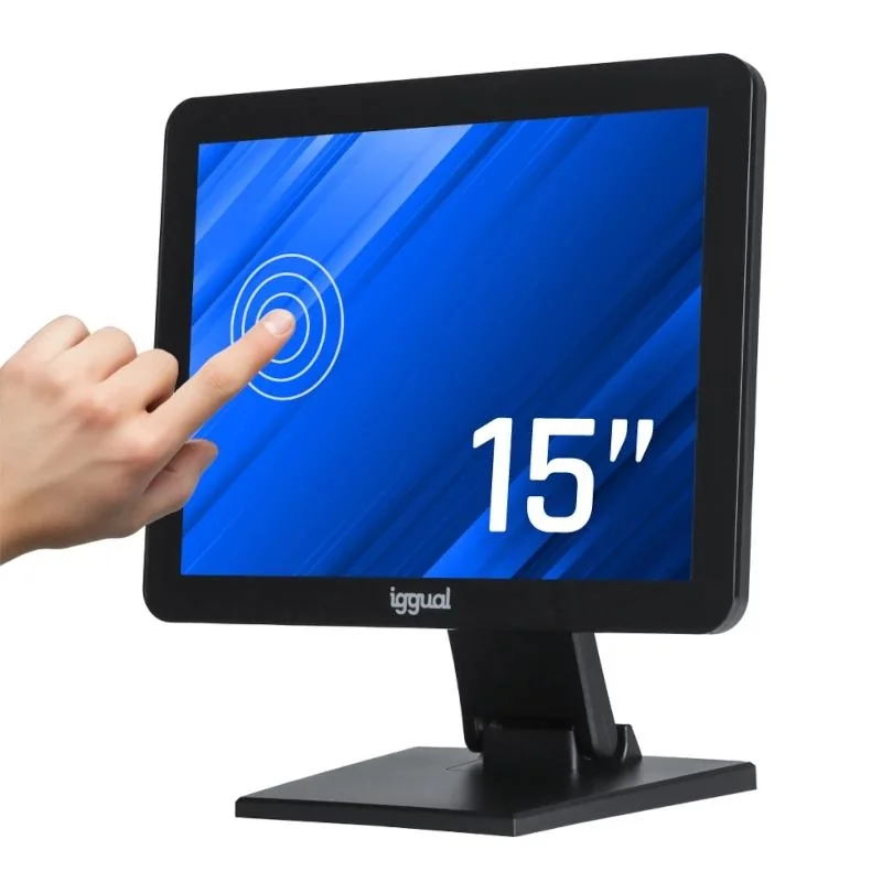 [FMOM150031] iggual Monitor táctil capacitivo 15" VGA HDMI USB
