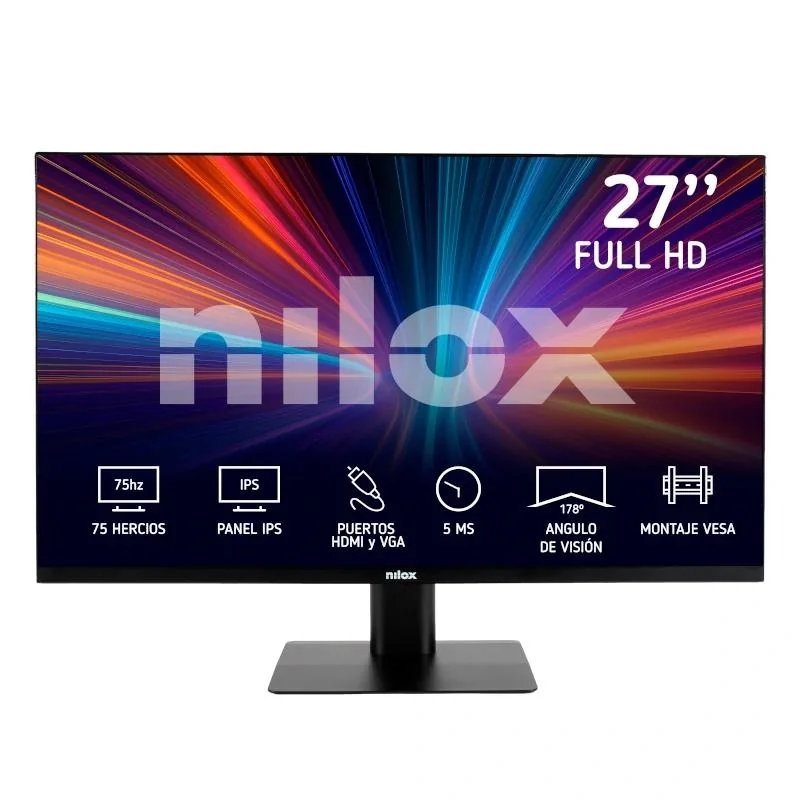 [FMOMLE0765] NILOX NXM27FHD11 Monitor 27 IPS 5ms VGA HDMI