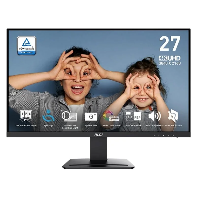 [FMOMLE1017] MSI MP273U Monitor 27" IPS 4K 2xHDMI DP MM