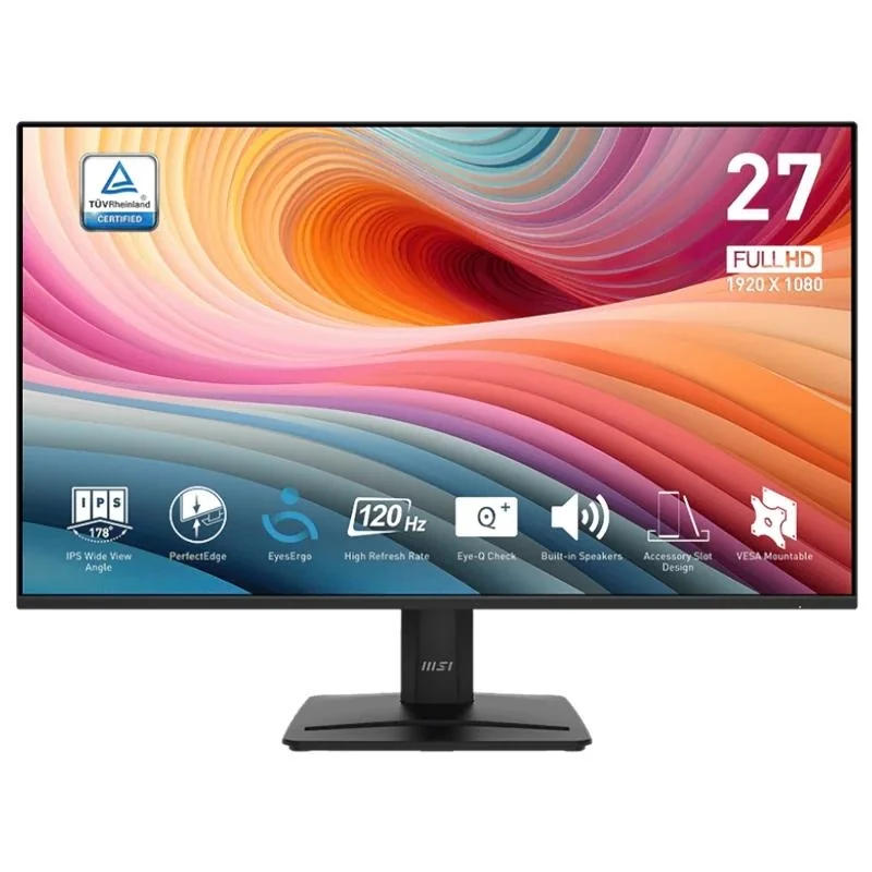 [FMOMLE1041] MSI MP275 E2 Monitor 27" IPS 120Hz VGA HDMI DP MM