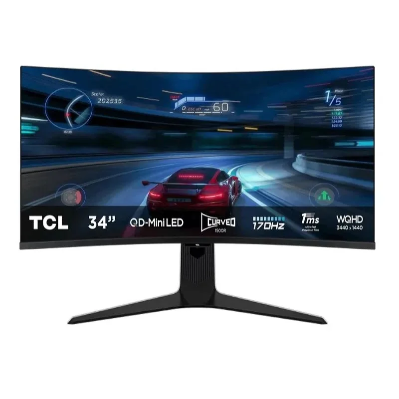 [FMOMLE1055] TCL 34R83Q Monitor 34" MiniLed 4K 170Hz 1ms Curv