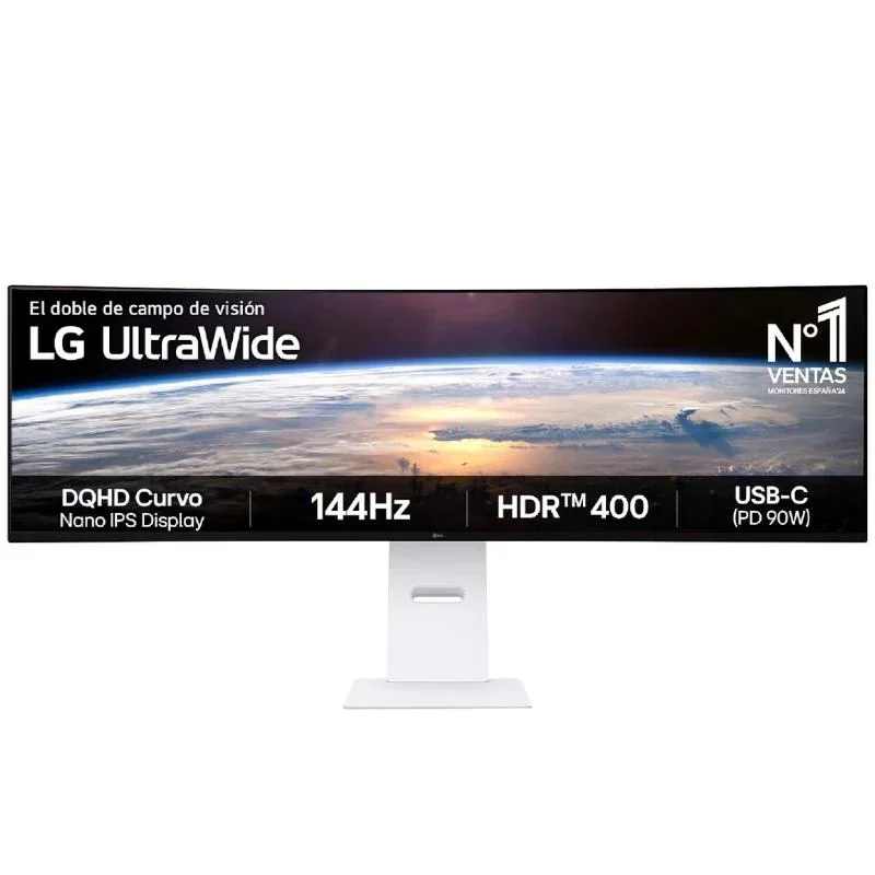 [FMOMLE1103] LG 49U950A-W Monitor 49" Dual QHD LED 144 Hz 5 ms