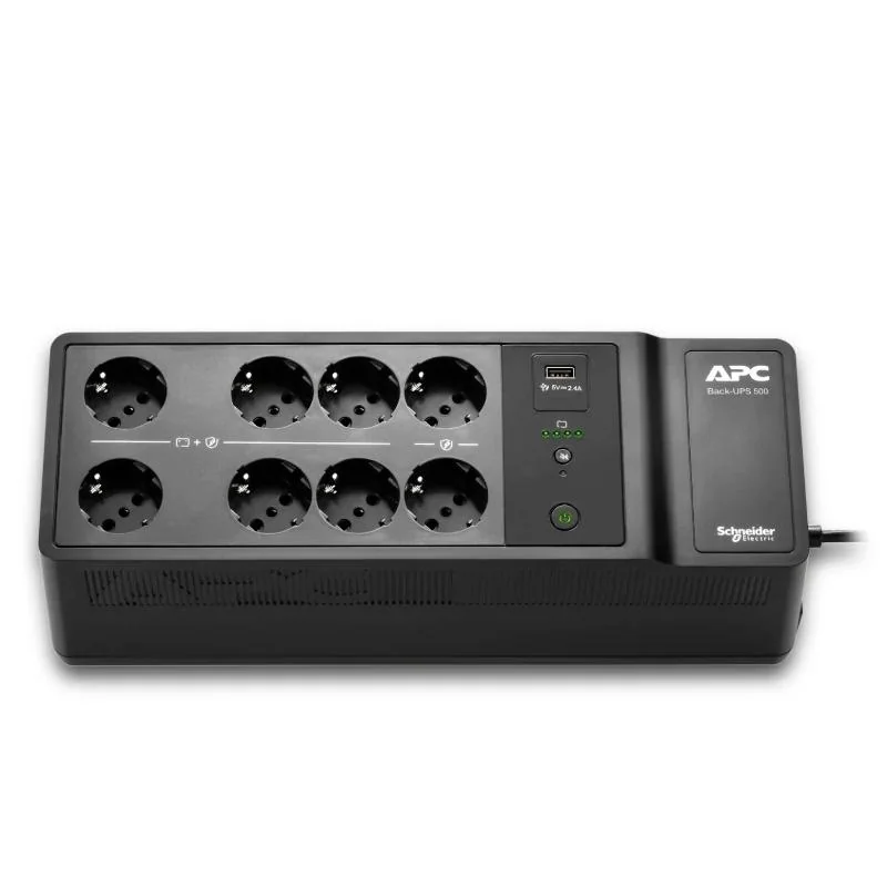 [FSASFL0236] APC Back-UPS  500VA/300W 8 Schuko 1 USB A