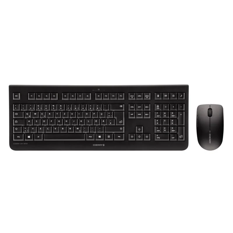 [FTRCTR0092] Cherry Teclado+Ratón Inalámbrico Inglés DW3000 Neg