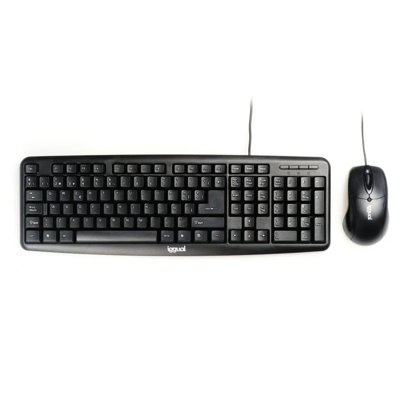 [FTRCTR0171] iggual Kit teclado y ratón COM-CK-BASIC negro