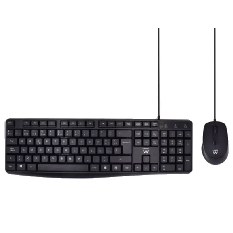 [FTRCTR0205] Ewent EW3006 kit teclado+ raton escrit. silenciosa