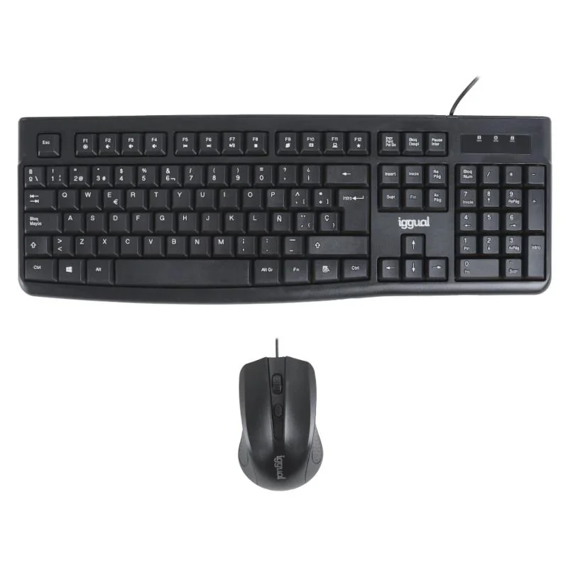 [FTRCTR0233] iggual Kit teclado y ratón CMK-BUSINESS2 negro