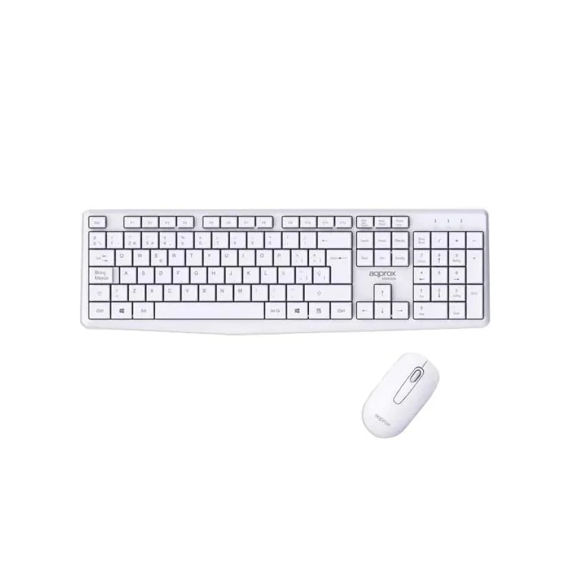 [FTRCTR0254] APPROX Teclado+raton inalamb X420W 1000DPI Blanco