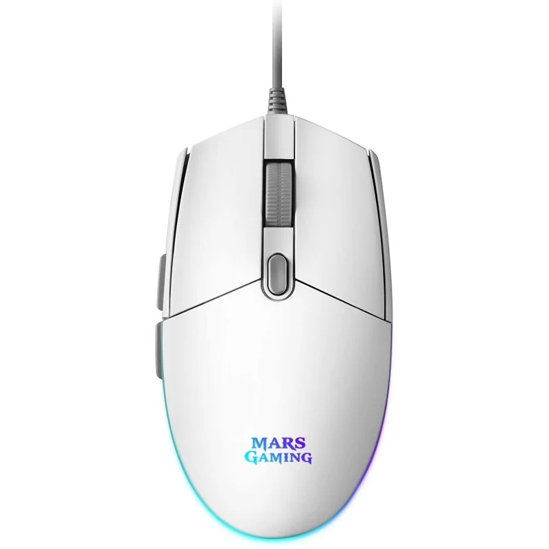 [FTRRCA0688] Mars Gaming Ratón MMG 3200dpi RGB FLOW Blanco