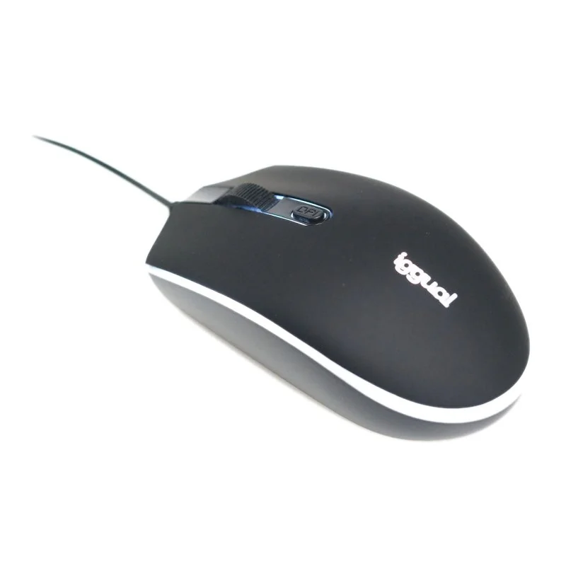 [FTRRCA0713] iggual Ratón óptico COM-LED-1600DPI negro