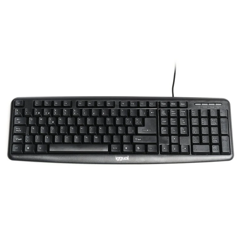 [FTRTUS0432] iggual Teclado USB estándar CK-BASIC-105T negro