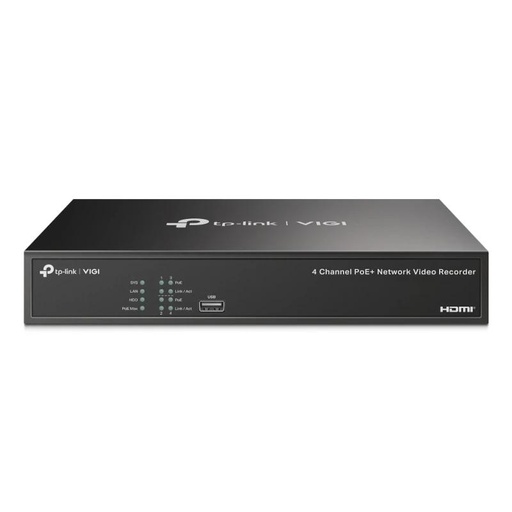 [GVVGVD0093] VIGI Grabador IP NVR1004H-4P Rack 01 HDD 04 C PoE