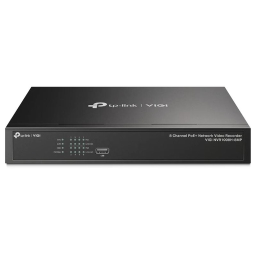 [GVVGVD0095] VIGI Grabador IP NVR1008H-8MP Rack 01 HDD 08 C PoE