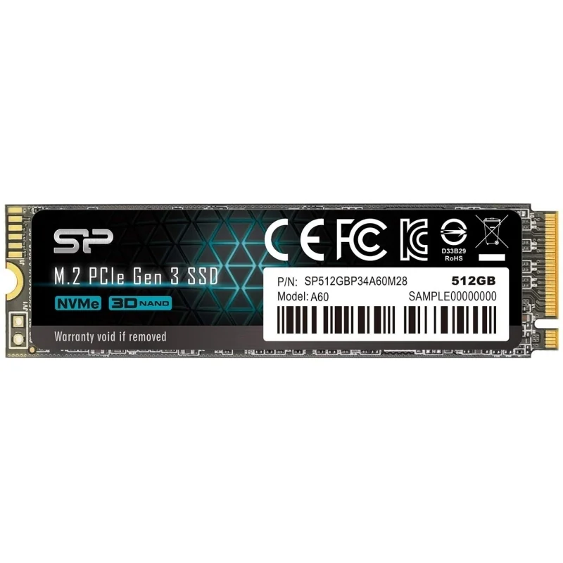 [IAIDSO0326] SP P34A60 512GB SSD M.2 PCIe Gen3x4 Nvme